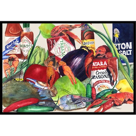 Jensendistributionservices 24 x 36 in. Louisiana Spices Indoor Or Outdoor Mat MI2554006